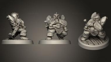 Military figurines Dwarf 34 3d model